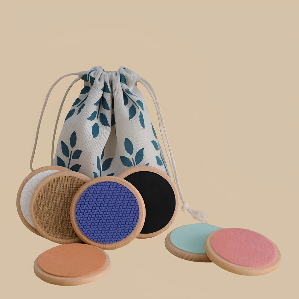 Mes ronds en bois sensoriels